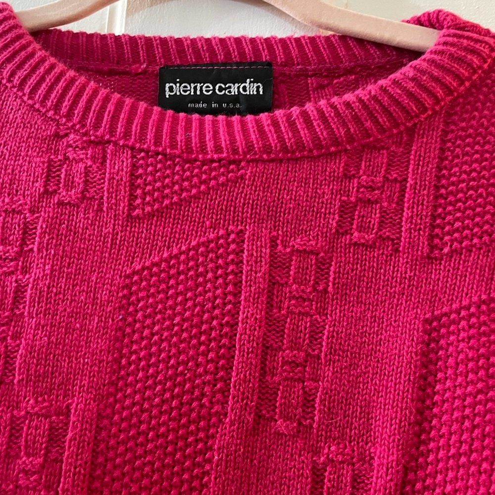 50% off sale 💝💝Vintage 1980s women’s Pierre Cardin cotton sweater size small